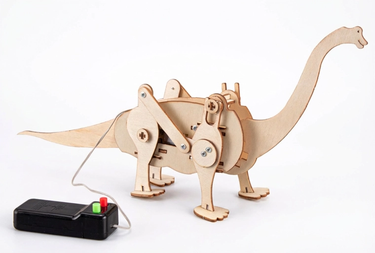 Jeu de construction dinosaure Brachiosaurus avec câble