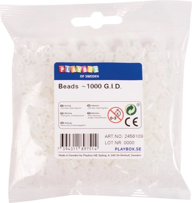 Perles à repasser phosphorescentes 1000 pcs