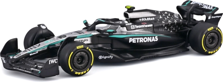 Modèle de course Formula 1 Bburago F1 Mercedes-AMG Petronas W16 (2025) #12 Kimi Antonelli 1:64