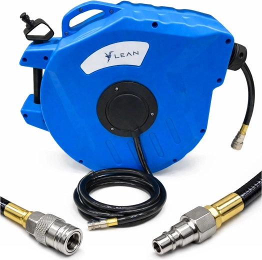 Enrouleur automatique de tuyau pneumatique 20 m, 8×12 mm, 24 bar