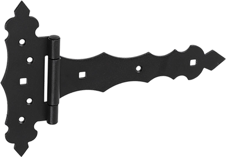 Penture décorative noire 200 × 50 × 170 × 2,5 mm