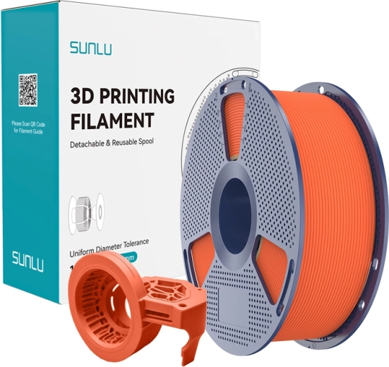 Filament PETG mat haute vitesse Sunlu orange