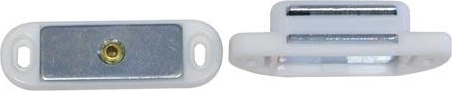 Loquet magnétique blanc (lot de 10 pièces)