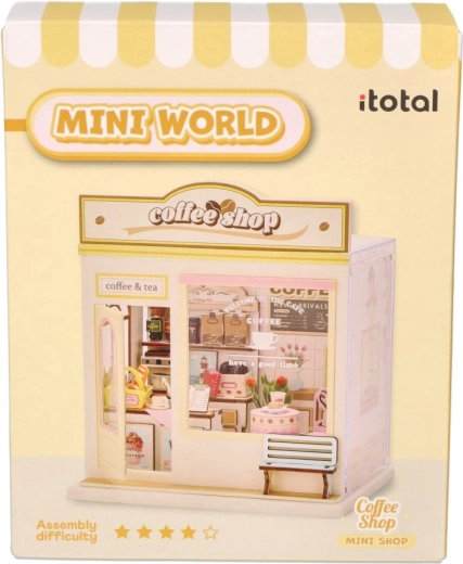 Mini diorama DIY i-Total – café à assembler soi-même