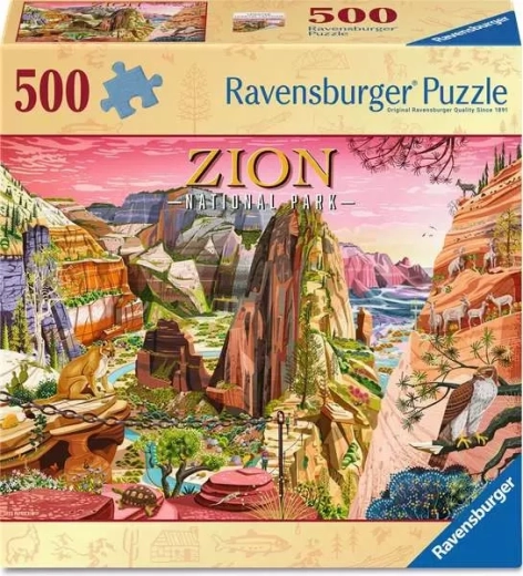 Puzzle Ravensburger Parc national de Zion 500 pièces