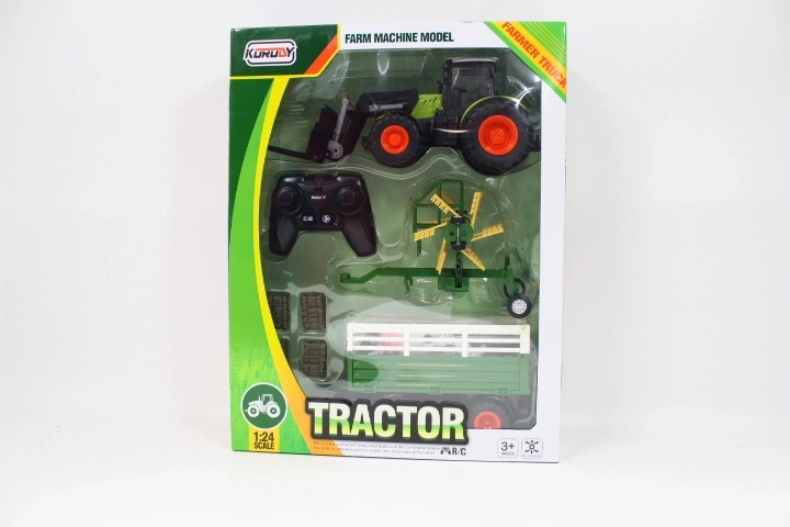 Tracteur télécommandé Dromader avec remorque