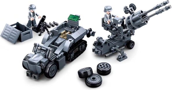 Sluban Army ensemble de construction de technologie antiaérienne allemande