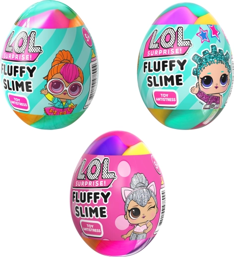 L.O.L. Surprise! slime antistress en mousse dans un œuf 140 ml - 1 pièce