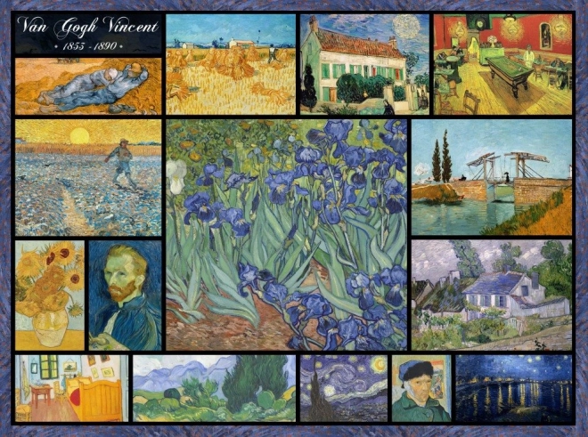 Puzzle collage vincent van gogh 2000 pièces