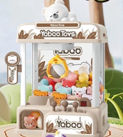 Grue attrape-jouets pour enfants Ours blanc
