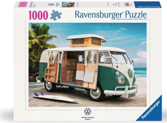 Puzzle Ravensburger camping-car Volkswagen T1, 1000 pièces