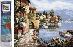 Peinture au diamant près de la côte 30x40cm