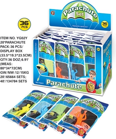 Jouet Parachutiste 4 Couleurs