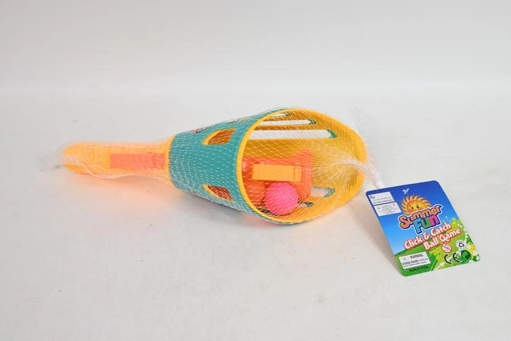 Jeu de balle avec attrape-balle en filet