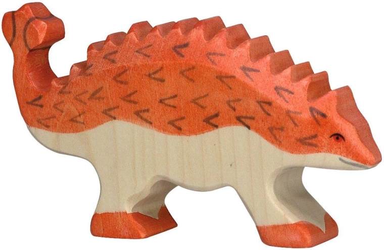 Figurine de dinosaure ankylosaure Holztiger - 1 pièce