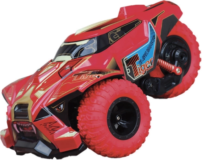 Voiture tout-terrain RC de cascade à 3 roues avec télécommande