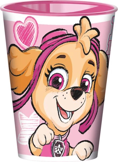 Gobelet en plastique Paw Patrol 260 ml rose