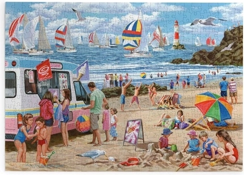 Puzzle House of Puzzles Jour de la course nautique, 500 grandes pièces