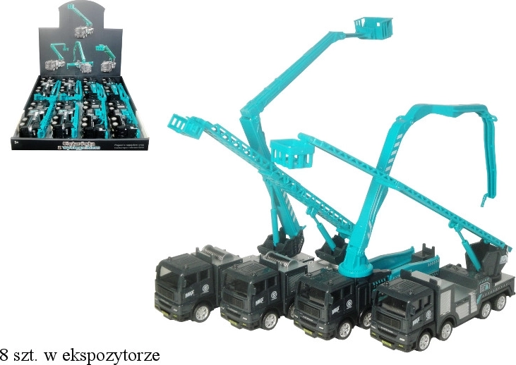Camion de chantier avec grue