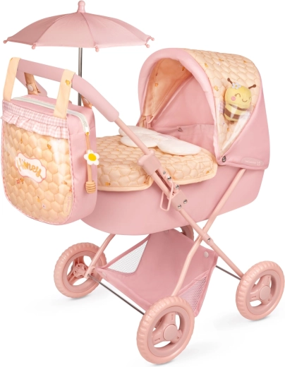 DeCuevas poussette pliable pour poupées avec pare-soleil et sac Honey 2026 – 60 cm