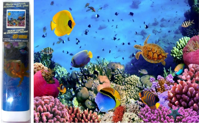 Peinture diamant Vie sur la falaise 30 × 40 cm