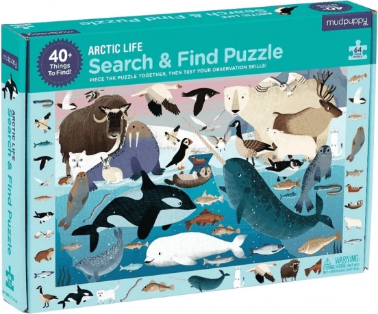 Puzzle Mudpuppy Assembler et chercher : Vie en Arctique