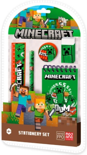 Set de fournitures d’écriture 5 pcs MINECRAFT