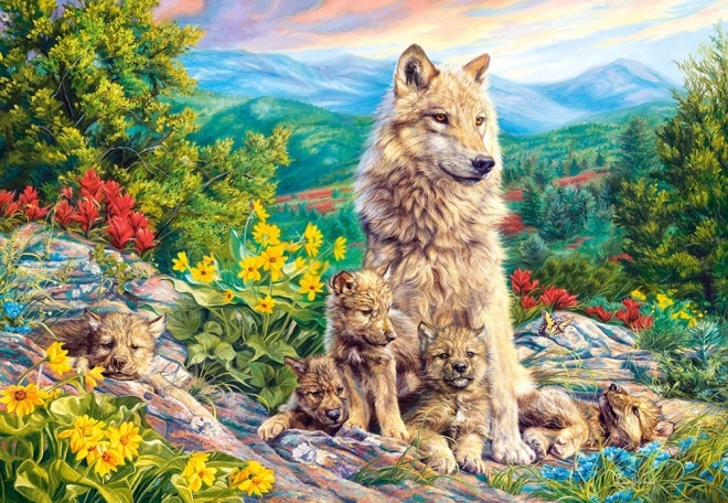 Puzzle 1000 pièces Loup Nouvelle génération