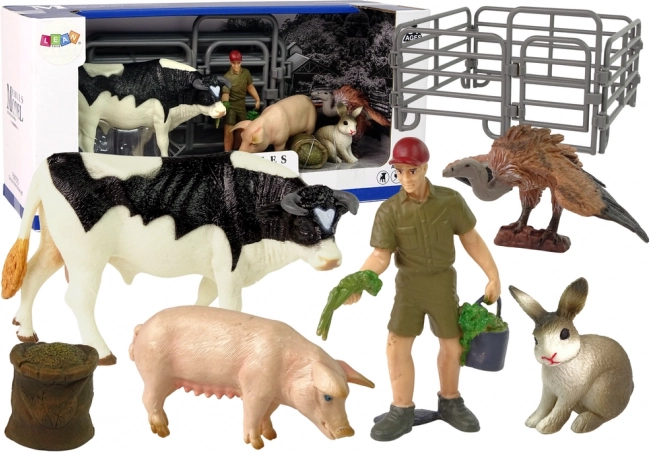 Grand ensemble de figurines d'animaux de la ferme