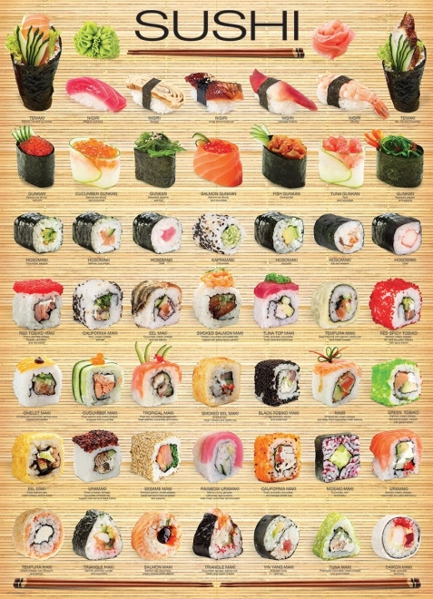 EUROGRAPHICS Puzzle Sushi 1000 pièces