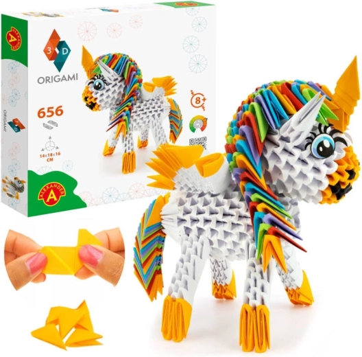 ALEXANDER 3D origami – licorne, 656 pièces