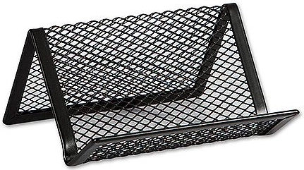 Porte-cartes de visite en métal Concorde, noir