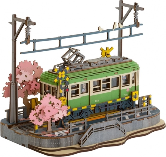 Puzzle 3D en bois Station Sakura