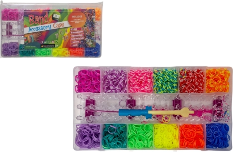 Kit créatif d’élastiques pour fabriquer des bracelets - 1 pièce