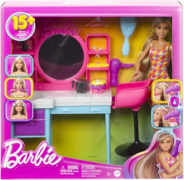 Salon de coiffure pour poupée Barbie