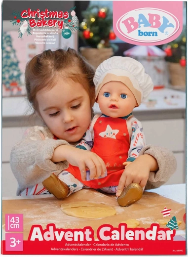 Calendrier de l’Avent BABY born 2026 avec accessoires pour poupée 43 cm