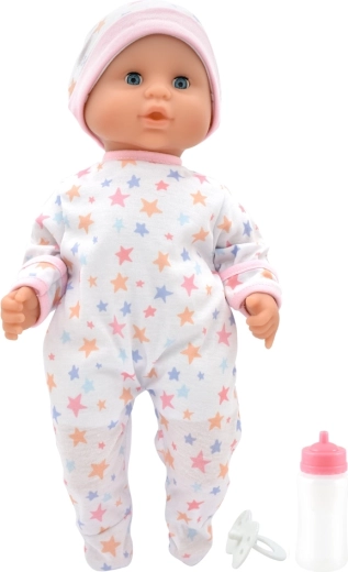 Dolls World bébé Baby Joy blanc 38 cm