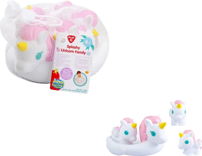 Playgo famille de licornes éclaboussantes