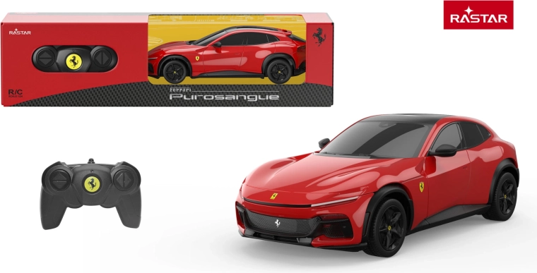 Voiture RC Ferrari Purosangue 1:24 rouge Rastar