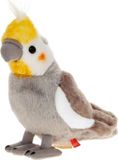 Perruche calopsitte en peluche 20 cm