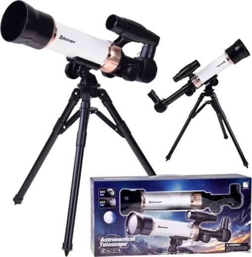 Télescope astronomique pour enfants 30x/60x avec trépied et viseur