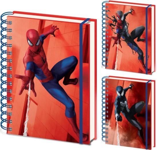 Cahier lenticulaire Spiderman A5 à spirale