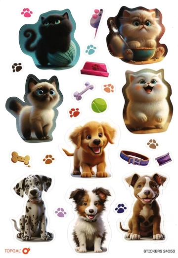 Autocollants Pets Topgal