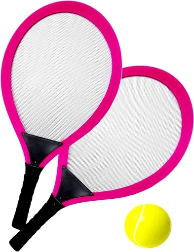Maxi badminton – grandes raquettes avec balle en mousse et volant