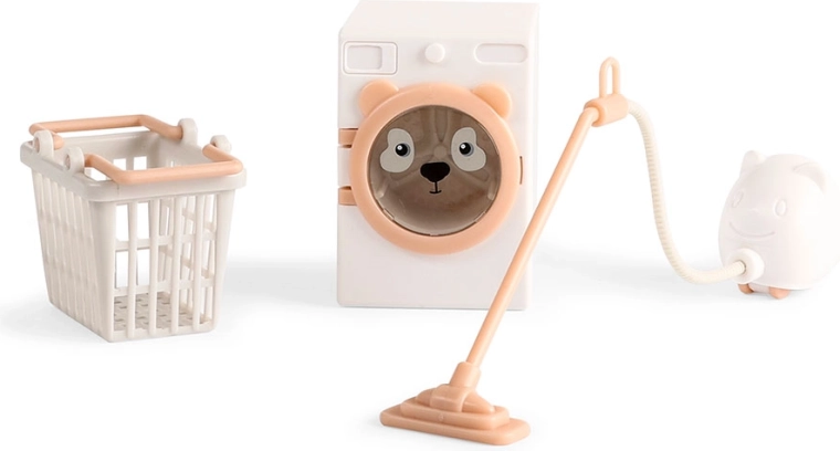Ensemble de lavage et de ménage pour maison de poupées Lundby