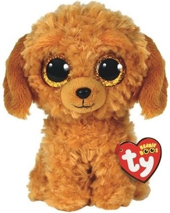 Peluche TY chien Noodles 15 cm