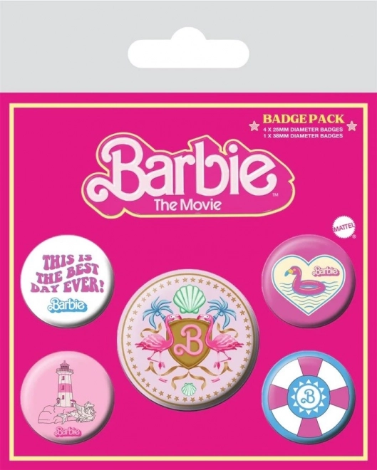 Ensemble de badges Barbie