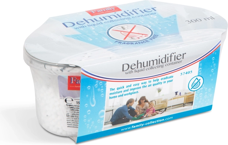 Absorbeur d’humidité avec réservoir de récupération du liquide, sans parfum, 300 ml