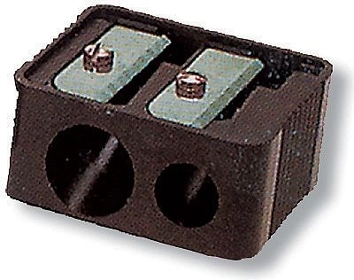 Taille-crayon cosmétique duo M+R en plastique