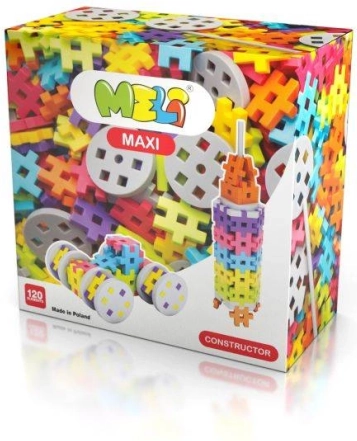 Jeu de construction créatif MELI Maxi Constructor 120 pièces